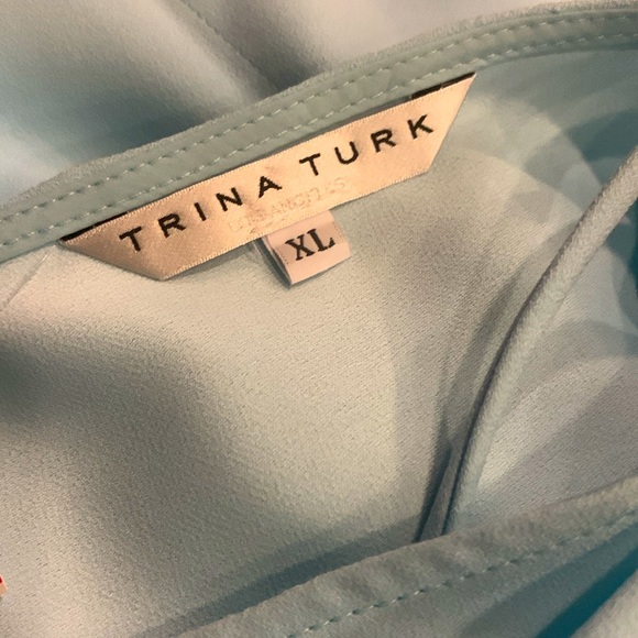 NWT Trina Turk Haipo Top Sky Color Size X-Large - Picture 6 of 8